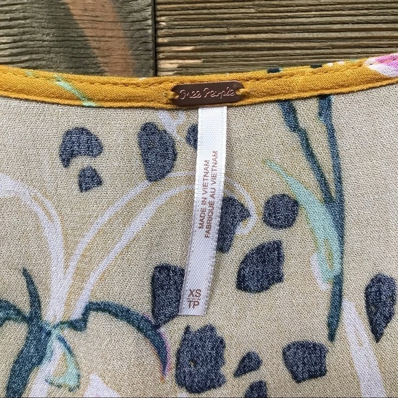 Free People Bella Printed Tunic in Yellow Combo - Picture 8 of 9